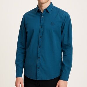 KENZO Paris Men’s Blue Button Down Top